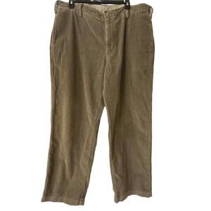 WOOLRICH Khaki Green Thick Corduroy Pants Size 38/30